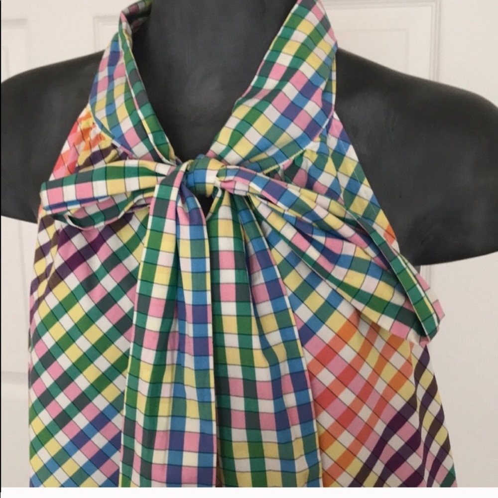 J crew tie neck dress.